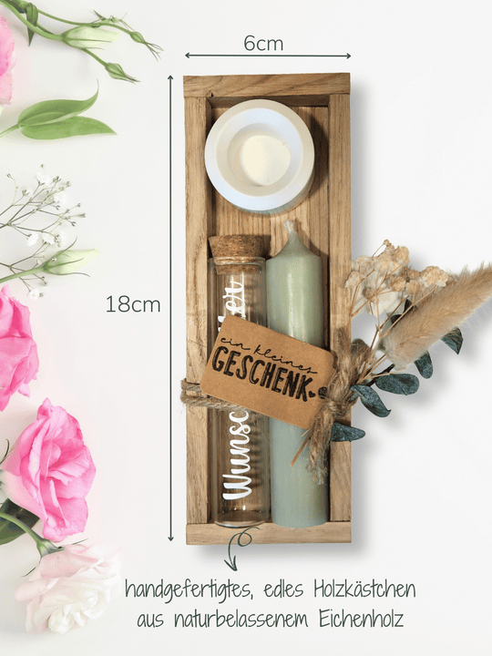 Nachhaltiges Geld-Geschenk-Set – handgemacht und liebevoll dekoriert, das perfekte Geschenk für Freundin, voller Achtsamkeit und Herz. Bei Alles auf Anfang, Geschenke für Herz & Seele findest du viele personalisierbare, nachhaltige und handgefertigte Geschenkideen für mehr Me-Time, Selbstliebe und Spaß am Leben.