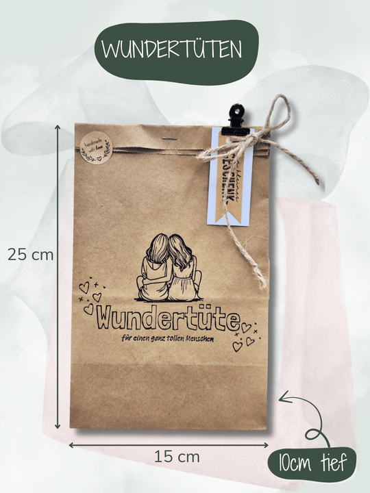 Wundertüte voller guter Gedanken – kleine Aufmerksamkeit, Mutmacher oder Überraschung für Lieblingsmenschen und dich selbst, liebevoll gestaltet mit achtsamen Details