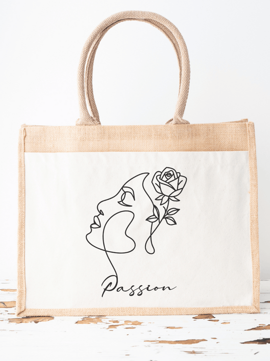 PASSION Jute Shopper