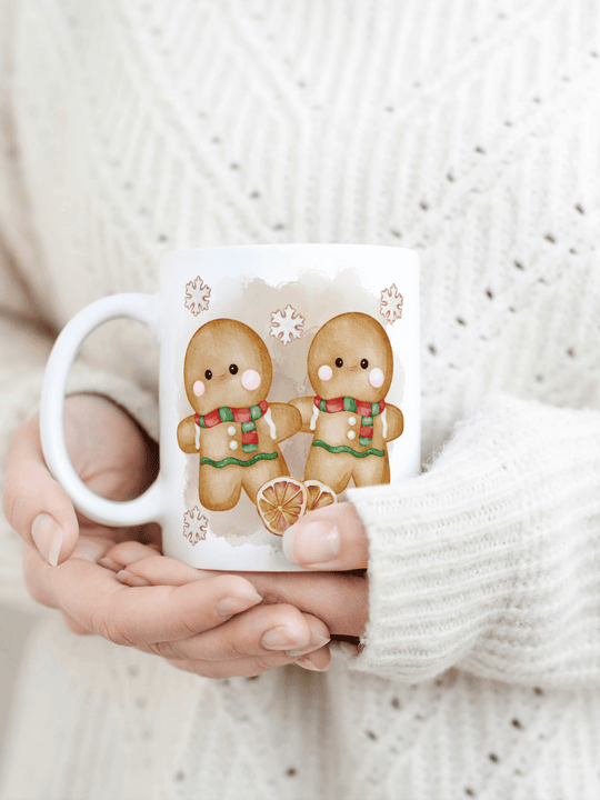 Lebkuchenmann Tasse - personalisiert mit Name - Alles auf Anfang - Geschenke für Frauen