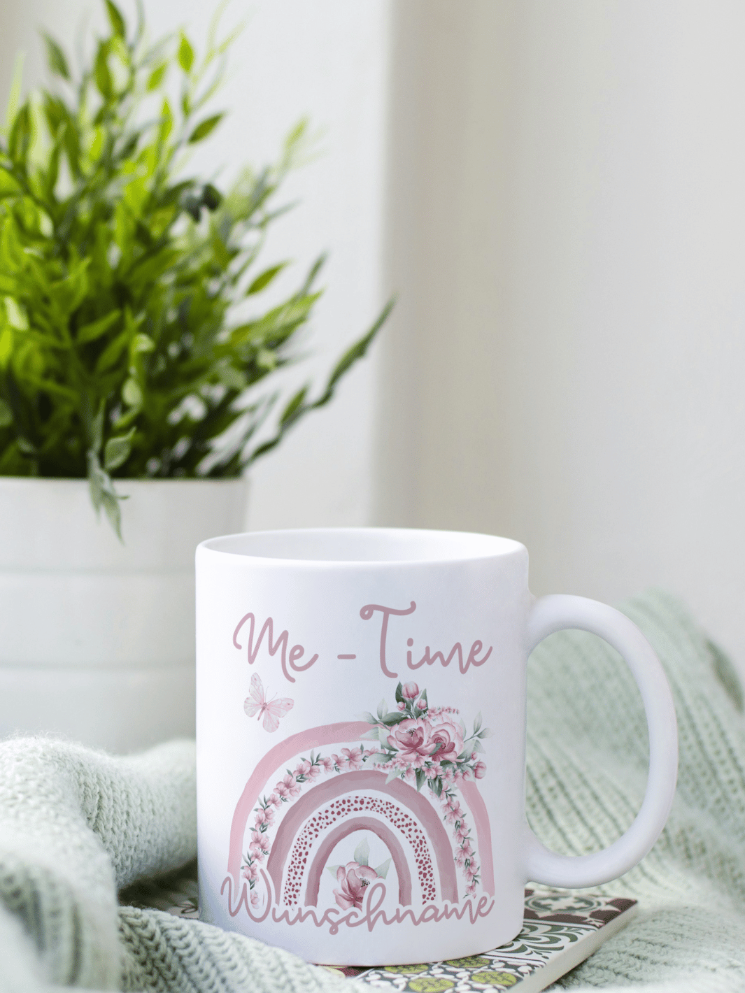 Me Time - Personalisierbare Keramiktassen, handgefertigt in Deutschland, individuelles Geschenk für Freundin