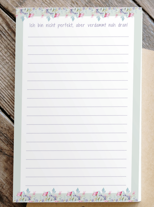 PERFEKT Notizblock DIN A5