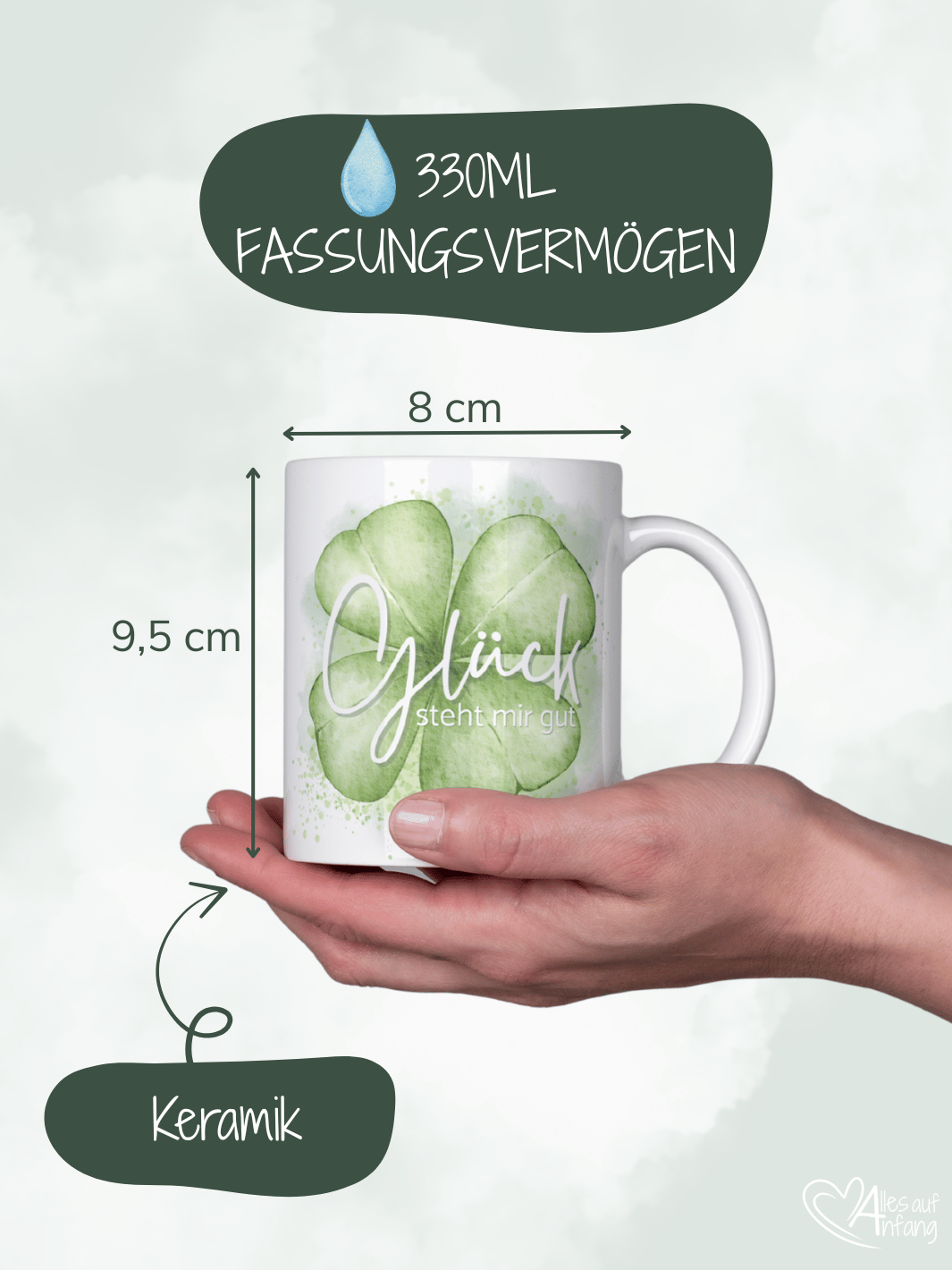 Personalisierbare Keramiktassen, handgefertigt in Deutschland, individuelles Geschenk für Freundin, nachhaltige Tasse für Kaffee oder Tee, liebevoll gestaltetes Motiv, personalisierbar mit Name