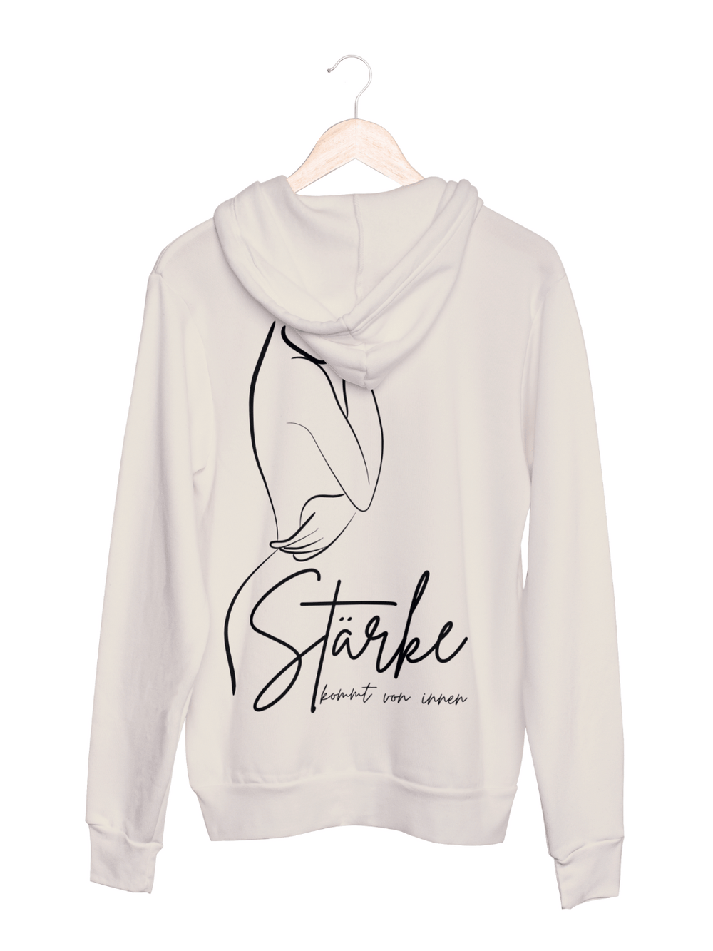 STĂRKE Hoodie slimfit offwhite
