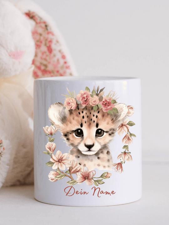 Keramikspardose mit personalisiertem Motiv – langlebig und einzigartig –Nachhaltiges, personalisierbares Geschenk für Freundin oder deinen Lieblingsmenschen