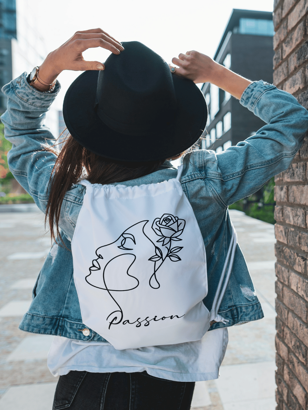 Turnbeutel Biobaumwolle Premium, Motiv Passion