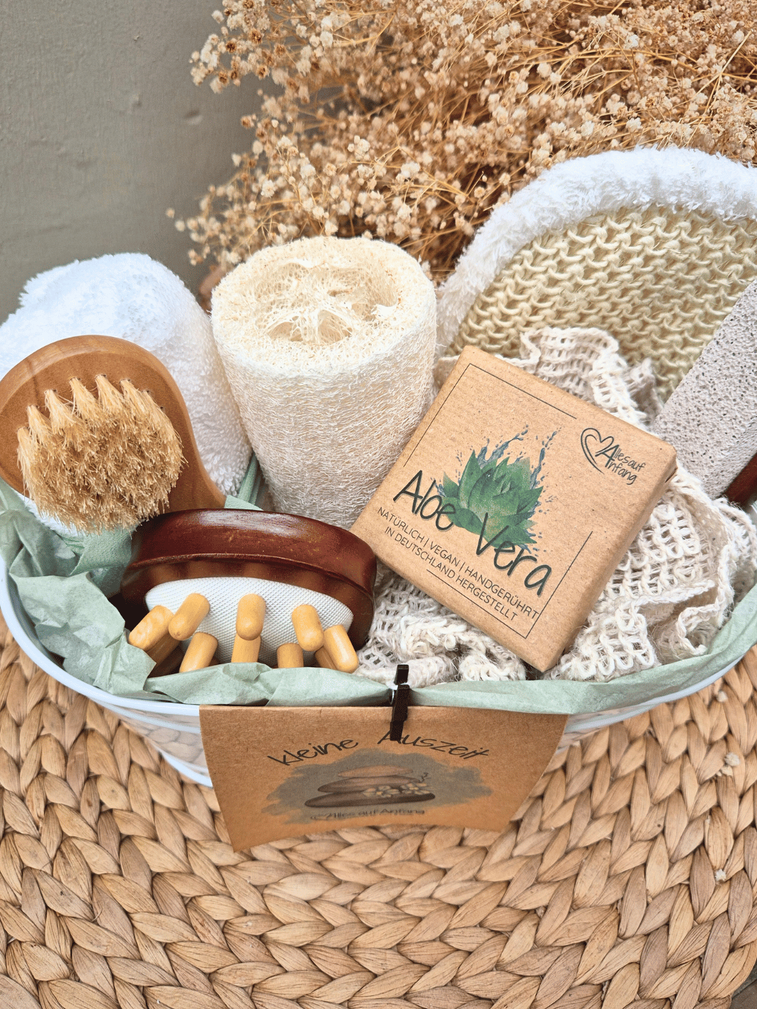 KLEINE AUSZEIT Geschenkset - Alles auf Anfang - personalisierte Geschenke für Frauen