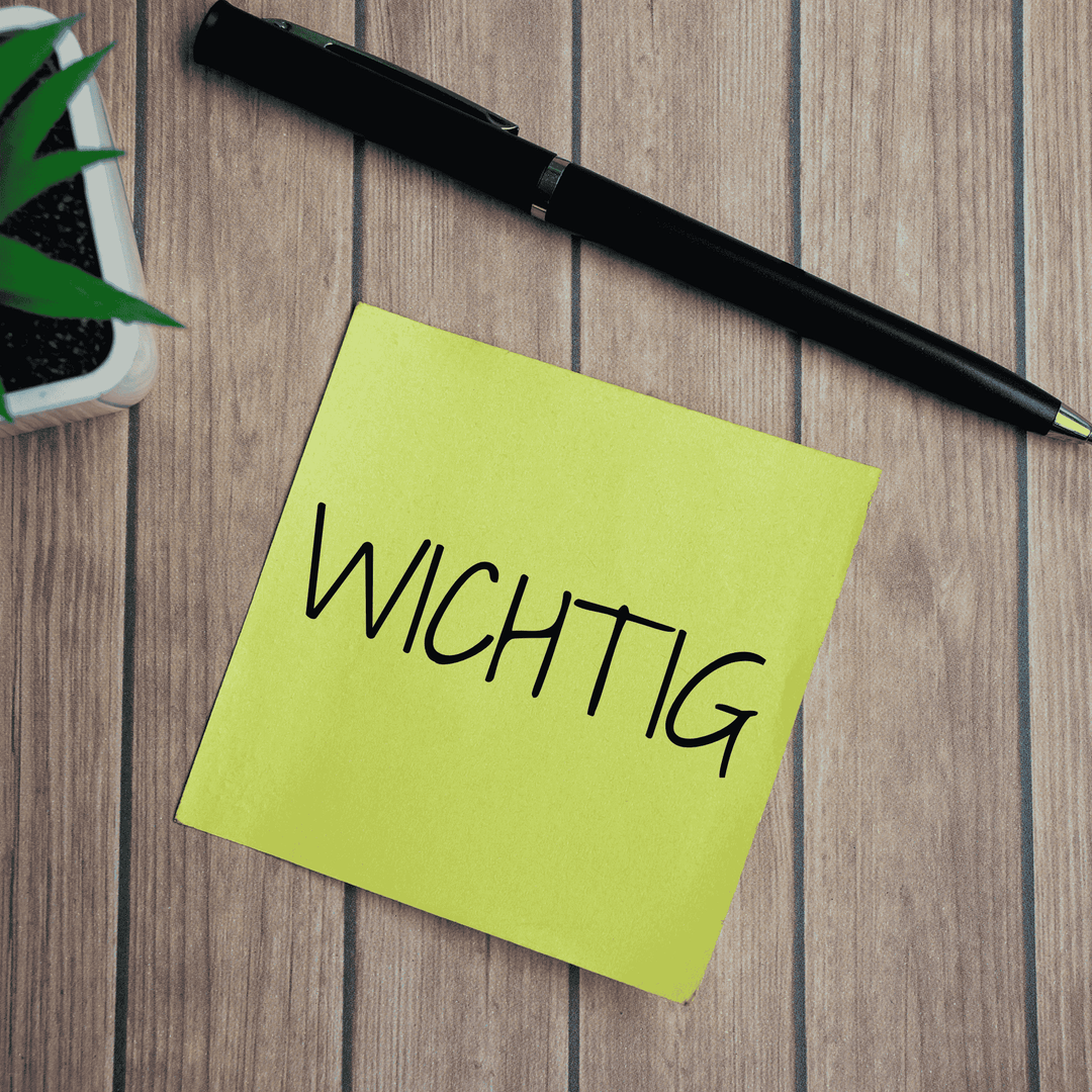 Wichtiger Hinweis fĂŒr Geschenkverpackungen