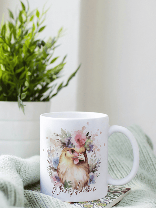 HUHN Tasse - Alles auf Anfang - personalisierte Geschenke für Frauen