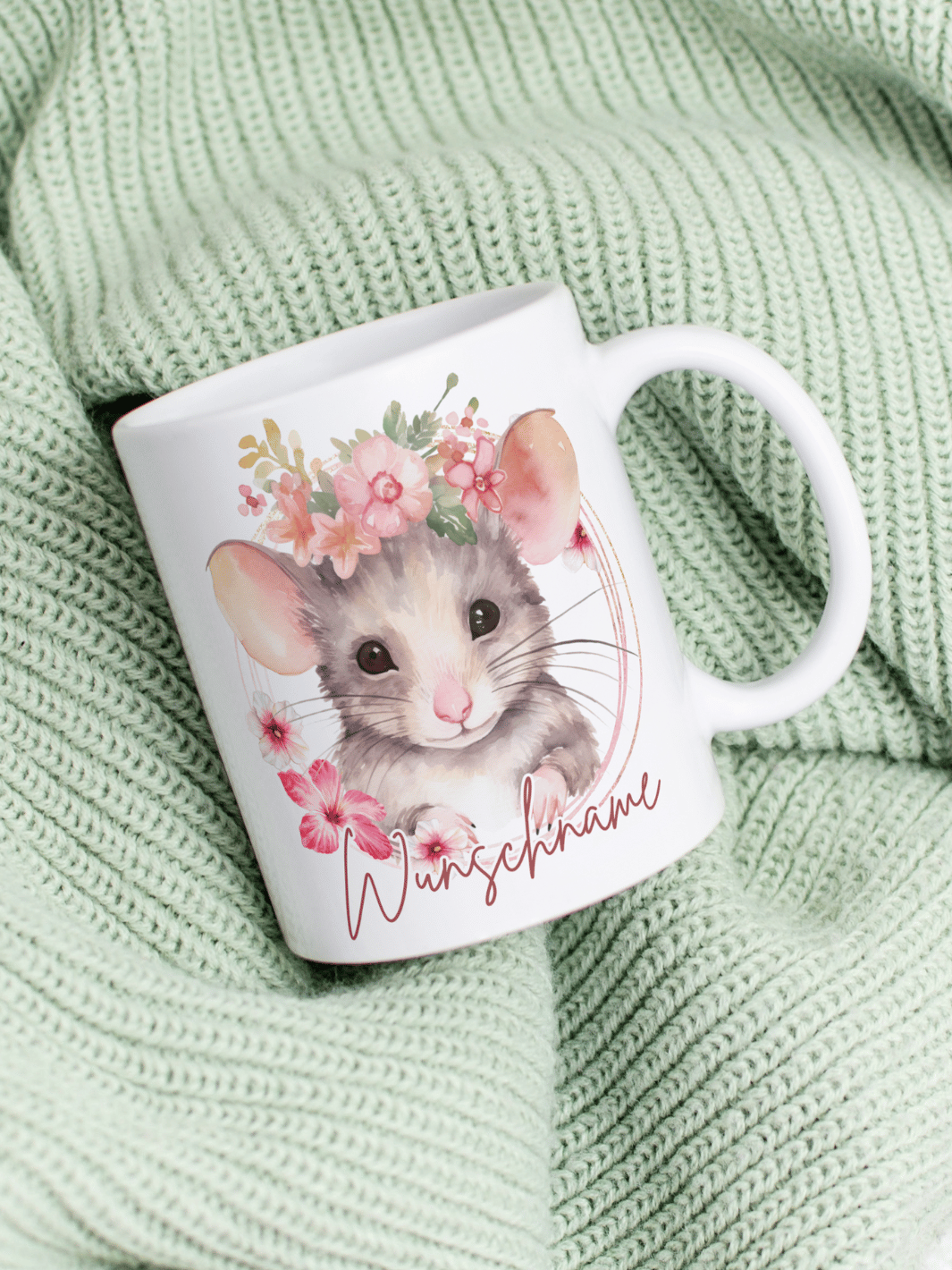 Personalisierbare Keramiktassen, handgefertigt in Deutschland, individuelles Geschenk für Freundin, nachhaltige Tasse für Kaffee oder Tee, liebevoll gestaltetes Motiv, personalisierbar mit Name