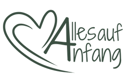Alles auf Anfang Logo in dunkelgrün