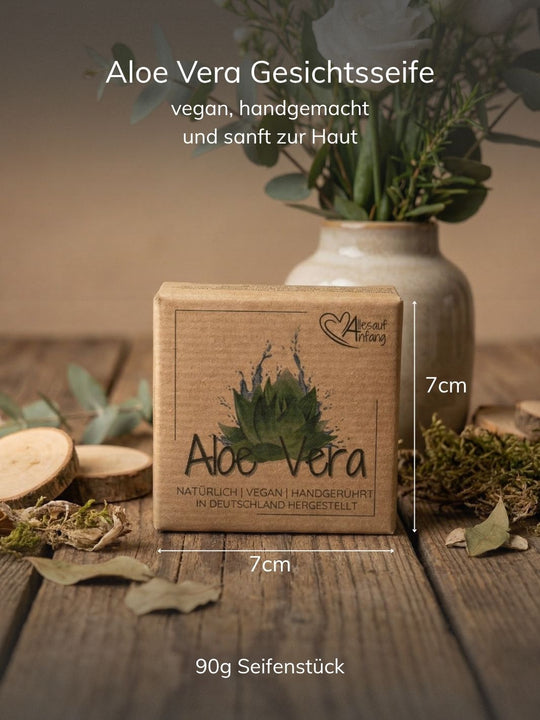 Aloe Vera Seife - achtsame Geschenke für Frauen bei Alles auf Anfang aus Bedburg NRW