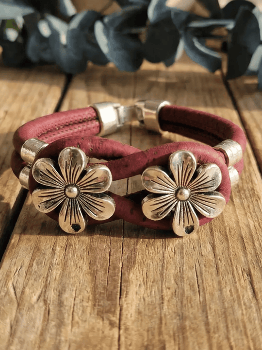 purple Blumen Korkband - achtsame Geschenke für Frauen bei Alles auf Anfang in Bedburg, NRW