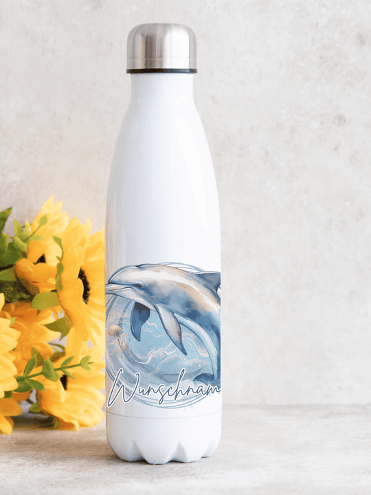 DELFIN Trinkflasche - Alles auf Anfang - personalisierte Geschenke für Frauen