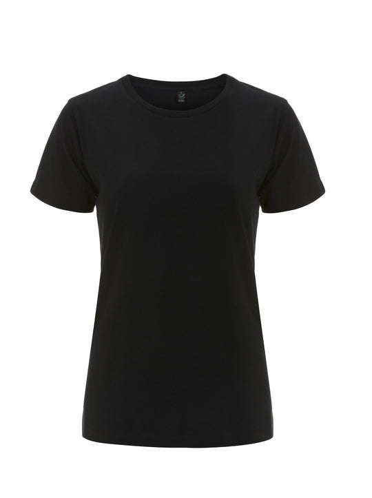 Damen Basic T-Shirt schwarz