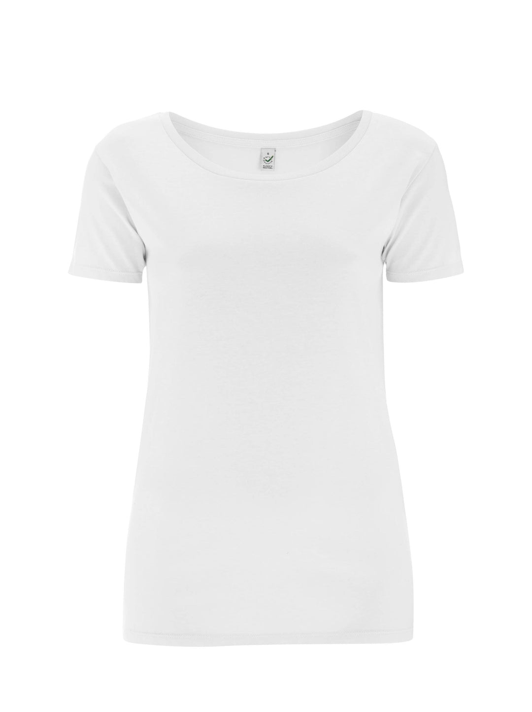 Damen T-Shirt U-Boot weiß