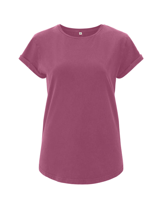 Damen T-Shirt rolled Arms (Auslaufartikel)