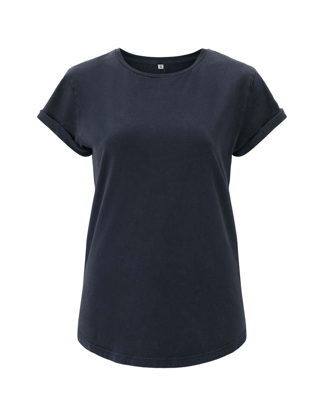 Damen T-Shirt rolled Arms (Auslaufartikel Farbe) denim