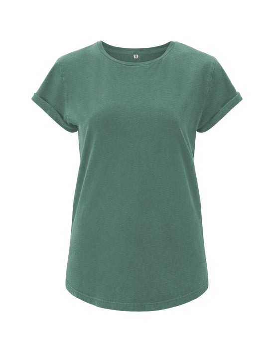 Damen T-Shirt rolled Arms (Auslaufartikel)