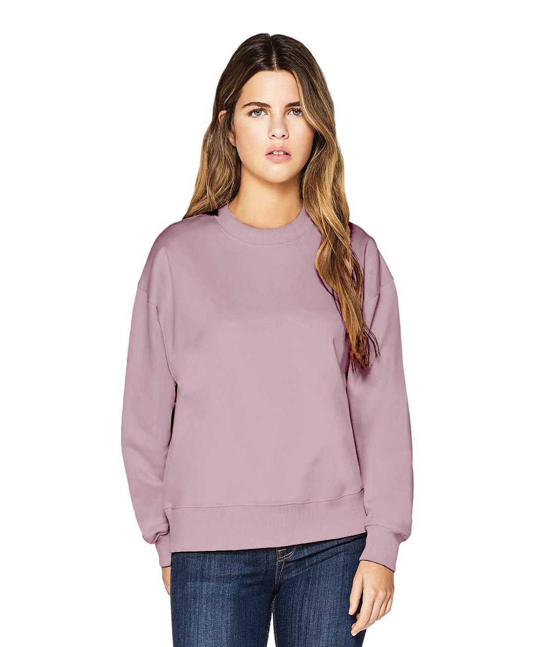 Damen Sweatshirt (Auslaufartikel) dropshoulder Model