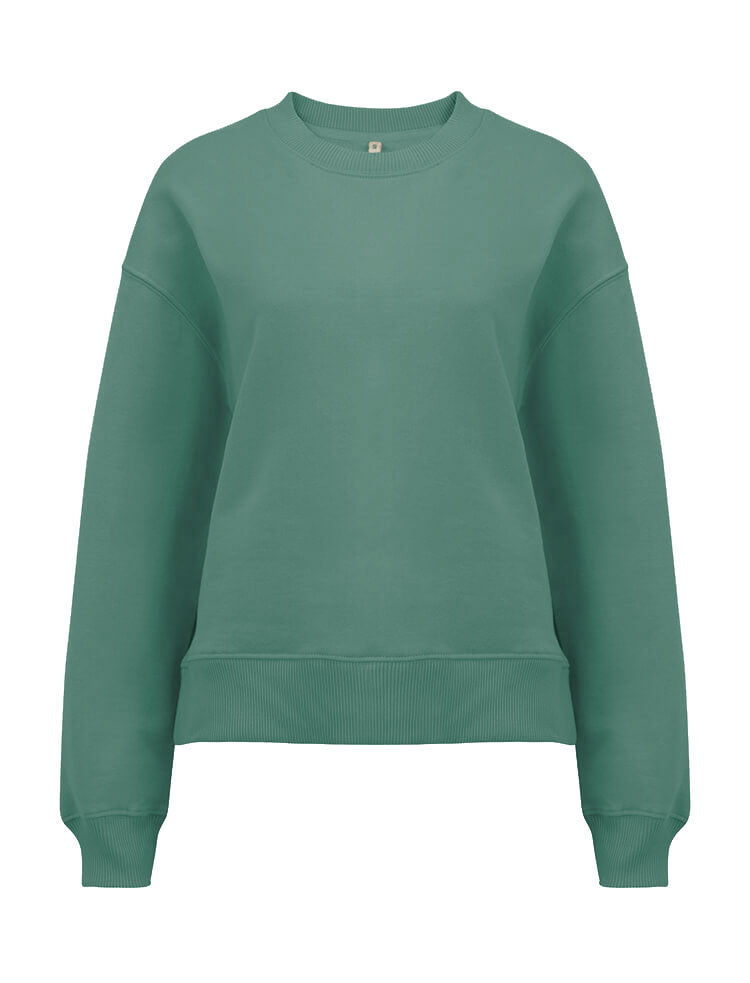 Damen Sweatshirt (Auslaufartikel) dropshoulder sage green