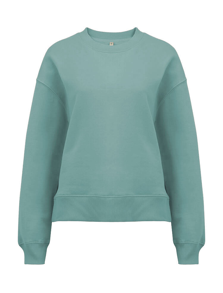 Damen Sweatshirt (Auslaufartikel) dropshoulder slate green