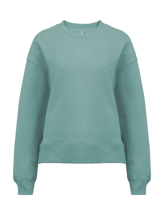 Damen Sweatshirt (Auslaufartikel) dropshoulder slate green