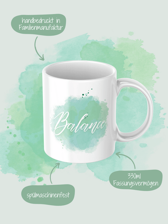 BALANCE Tasse (personalisierbar)