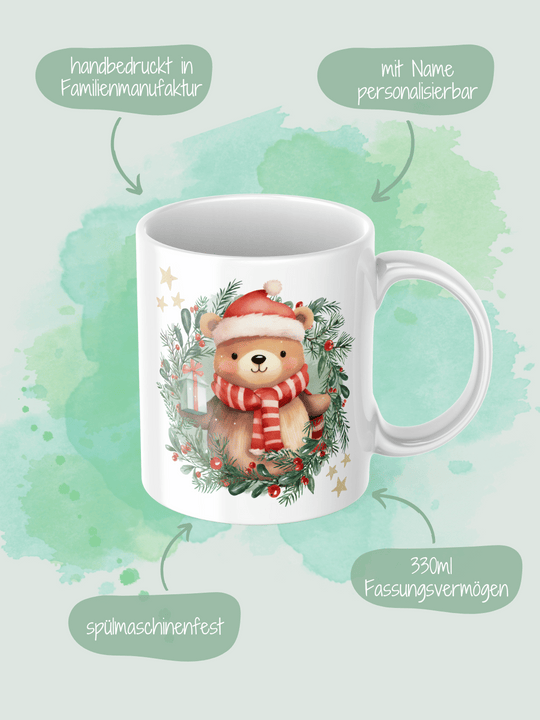 WEIHNACHTSBÄR Tasse Erklärbild