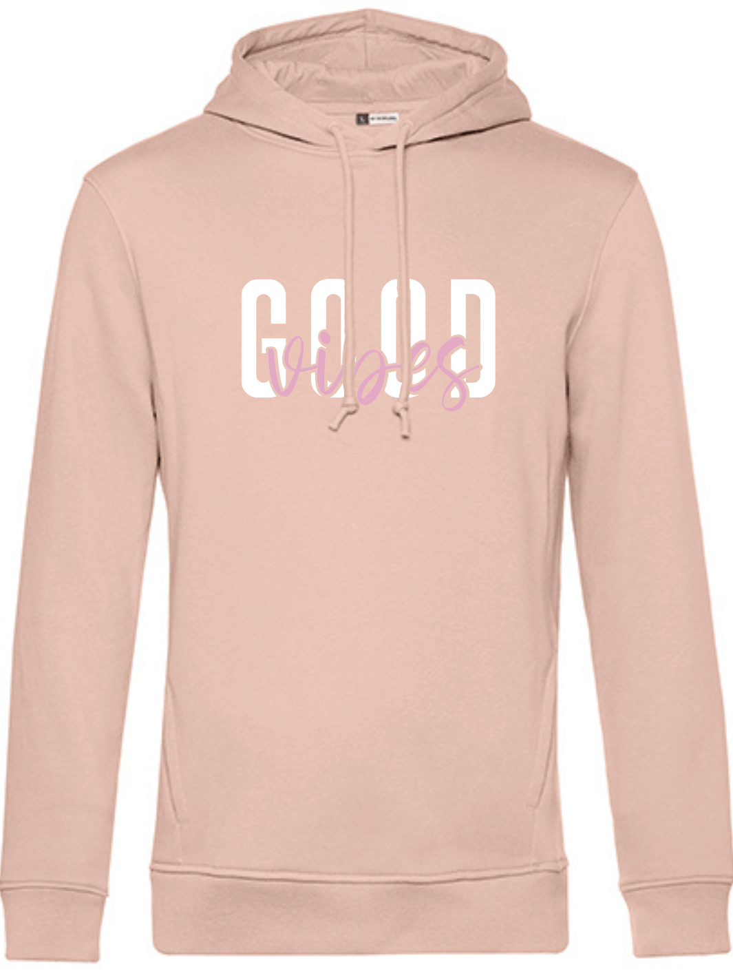 GOOD VIBES Unisex Hoodie slimfit soft rose