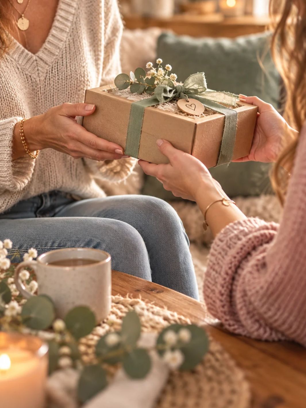 Geschenkübergabe zum Geburtstag