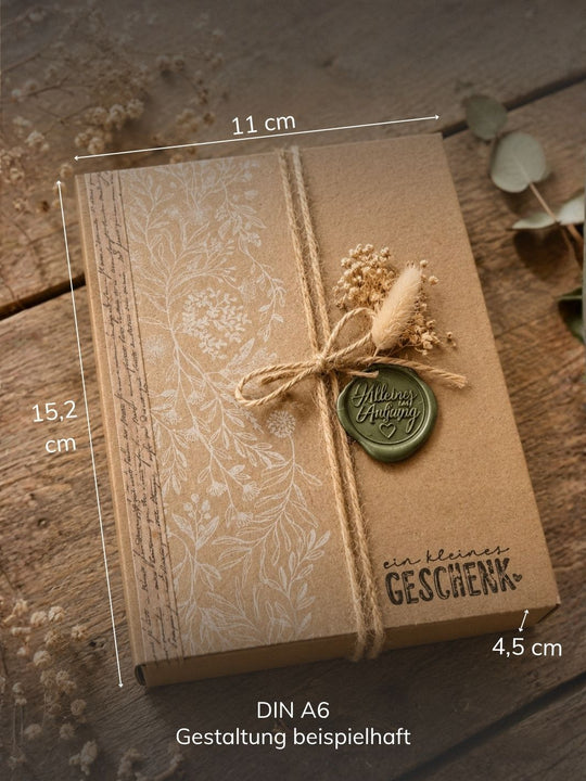 Mutmoment Mini-Geschenkbox. Achtsame Geschenke für Frauen, Alles auf Anfang