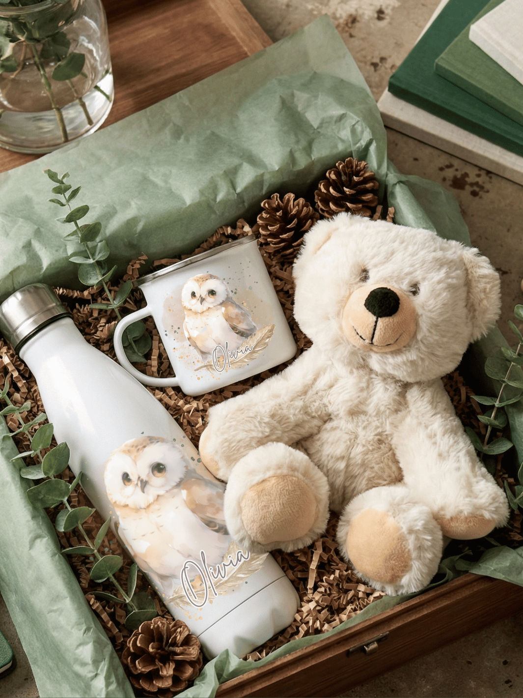 SEELENTIER Geschenkbox (Motiv auswählbar) - Alles auf Anfang - personalisierte Geschenke für Frauen