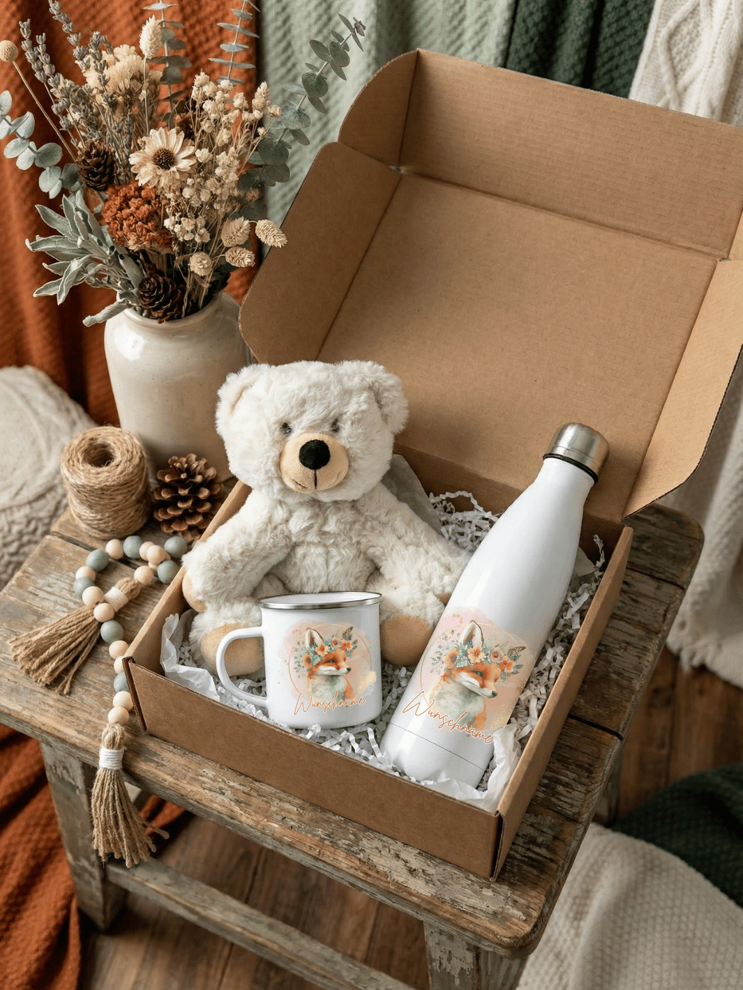 Geschenkbox Seelentier - Fuchs. Achtsame Geschenke für Frauen von Alles auf Anfang, Bedburg NRW