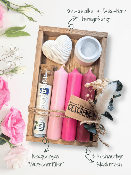 Nachhaltiges Geld-Geschenk-Set – handgemacht und liebevoll dekoriert, das perfekte Geschenk für Freundin, voller Achtsamkeit und Herz. Bei Alles auf Anfang, Geschenke für Herz&Seele findest du viele personalisierbare, nachhaltige und handgefertigte Geschenkideen für mehr Me-Time, Selbstliebe und Spaß am Leben.