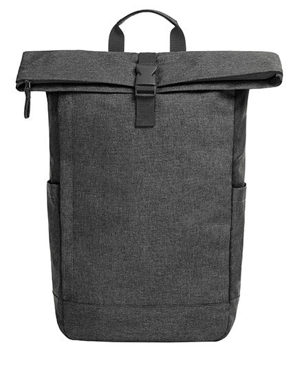 recycelter Roll-Top Rucksack (Musterverkauf) dunkelgrau