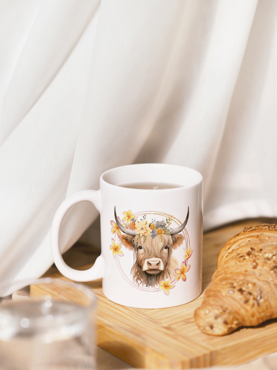 HIGHLAND COW Tasse (personalisierbar)