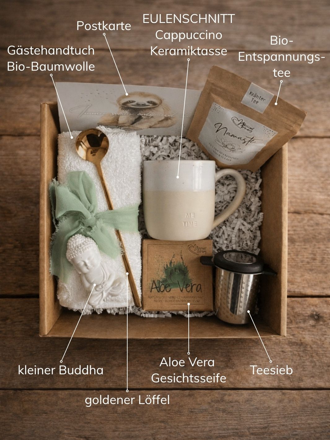 Geschenkbox Me-Time - achtsame Geschenke für Frauen bei Alles auf Anfang aus Bedburg NRW