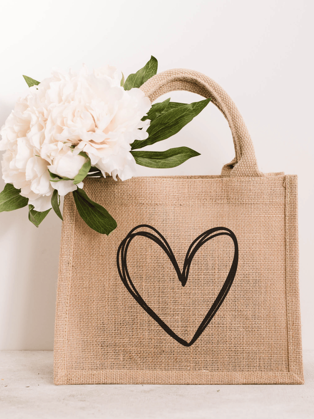 HERZ Jute Tasche