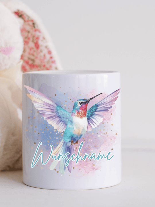 Kolibri Spardose – Geschenk für Frauen, Symbol für Leichtigkeit, Hoffnung, innere Stärke & Herzenswünsche