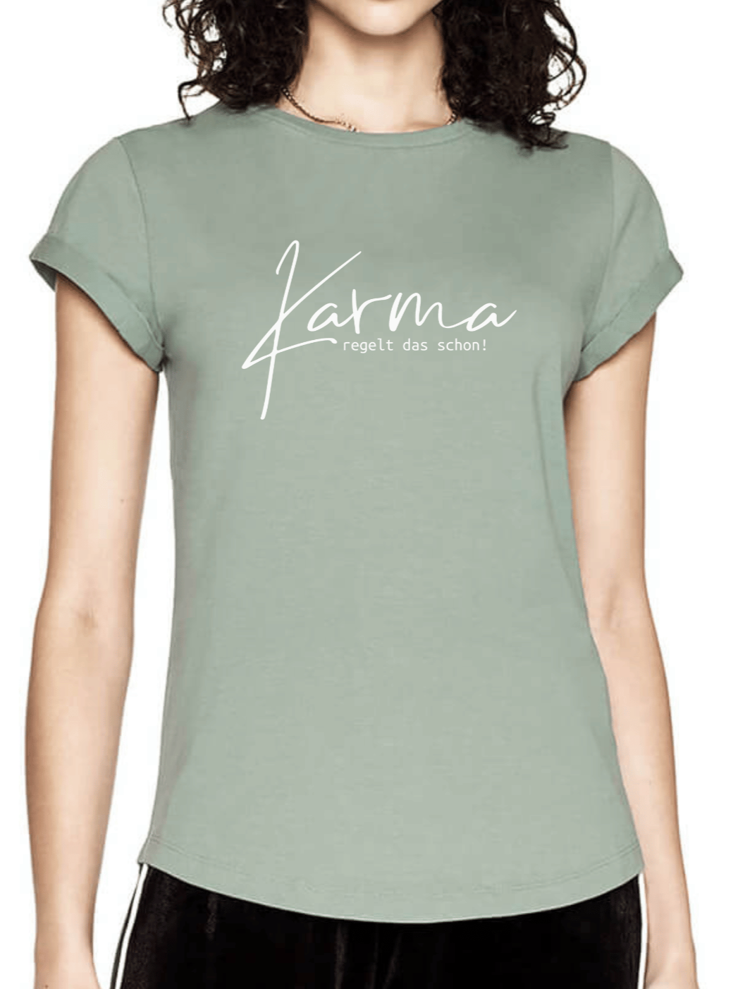 Karma T-Shirt salbeigrün Modell