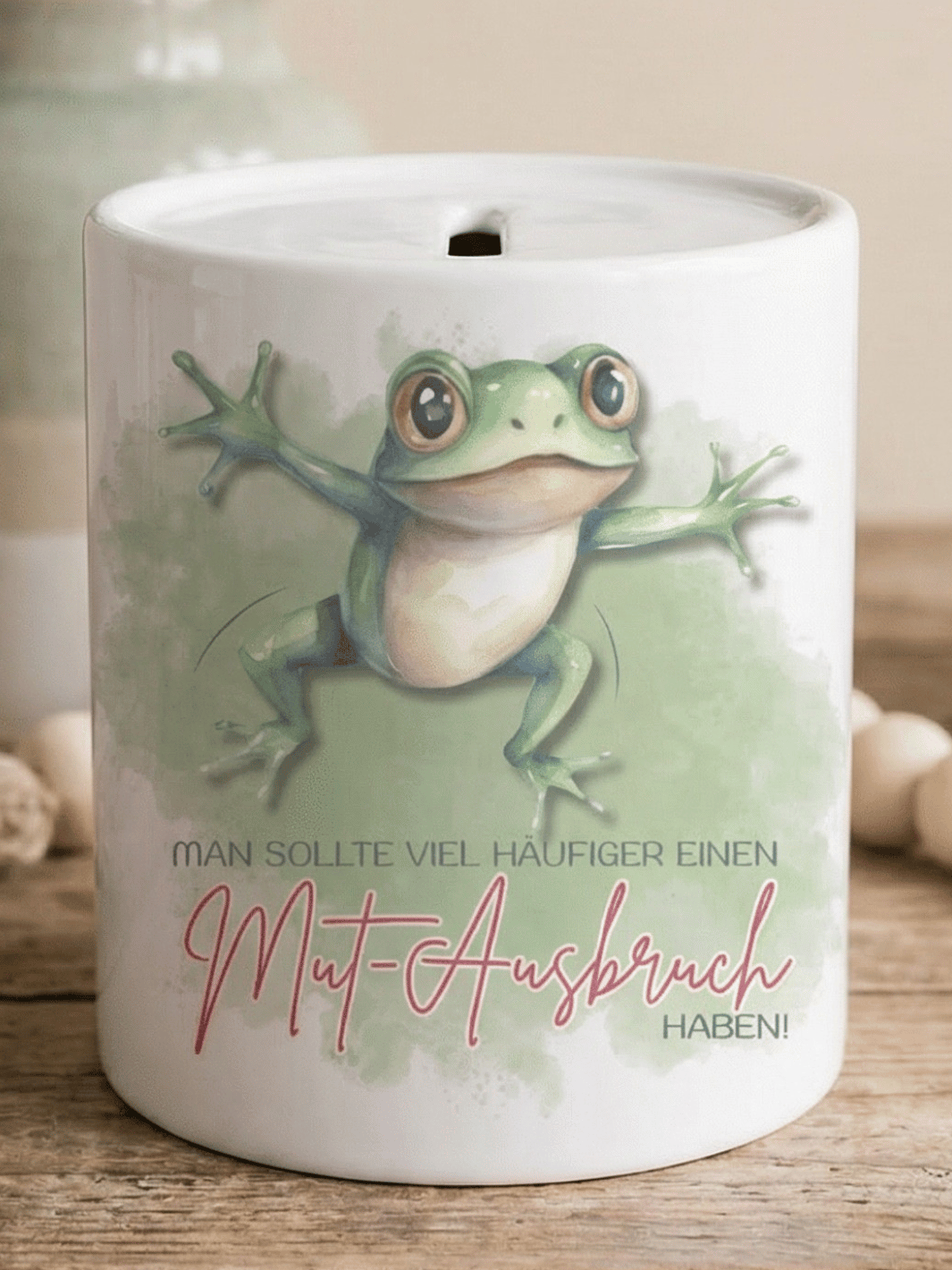 MUT - AUSBRUCH Spardose - Alles auf Anfang - personalisierte Geschenke für Frauen