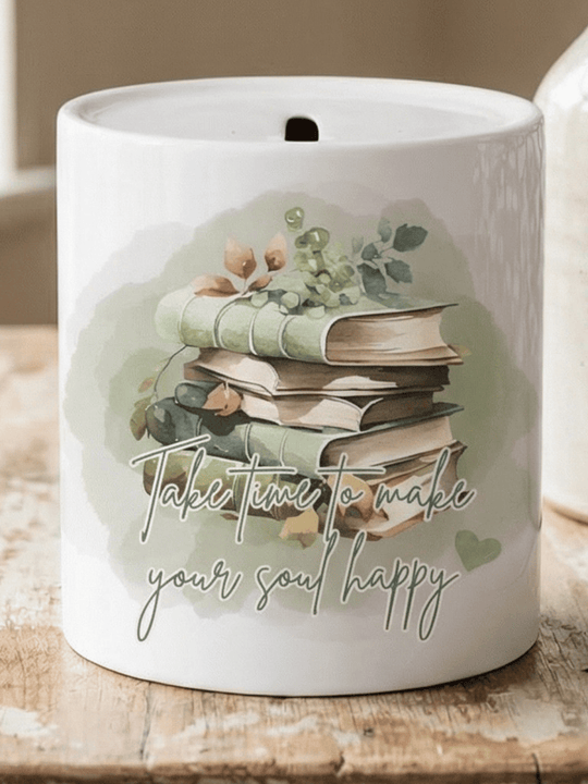 Keramikspardose Take time.. - achtsame Geschenke für Frauen bei Alles auf Anfang in Bedburg, NRW