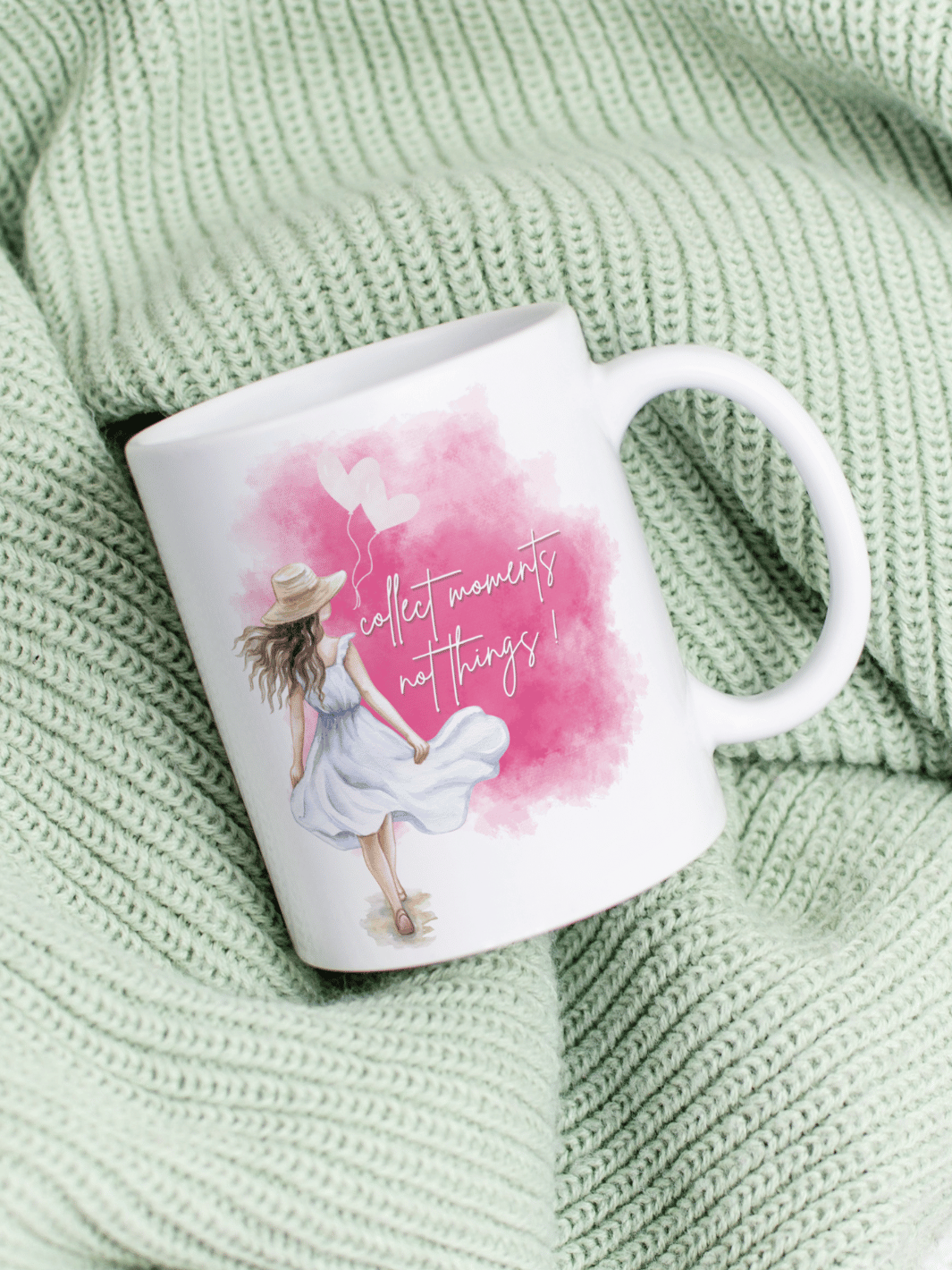 Personalisierbare Keramiktassen, handgefertigt in Deutschland, individuelles Geschenk für Freundin, nachhaltige Tasse für Kaffee oder Tee, liebevoll gestaltetes Motiv, personalisierbar mit Name