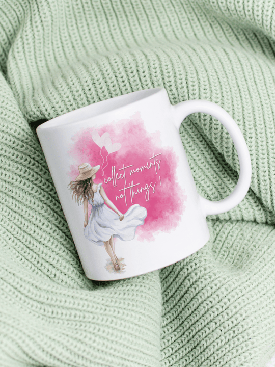 Personalisierbare Keramiktassen, handgefertigt in Deutschland, individuelles Geschenk für Freundin, nachhaltige Tasse für Kaffee oder Tee, liebevoll gestaltetes Motiv, personalisierbar mit Name