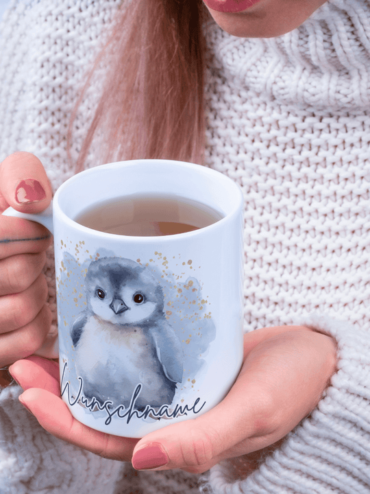 Pinguin Motiv – Geschenk für Frauen, Symbol für Zusammenhalt, Loyalität, Wärme & stille Stärke