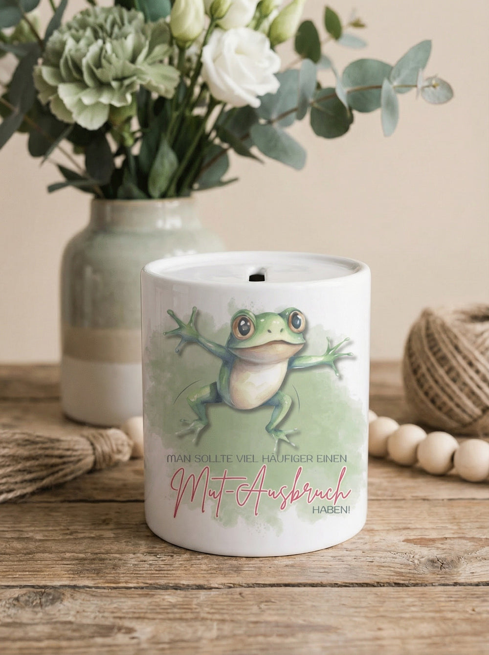 MUT - AUSBRUCH Spardose - Alles auf Anfang - personalisierte Geschenke für Frauen