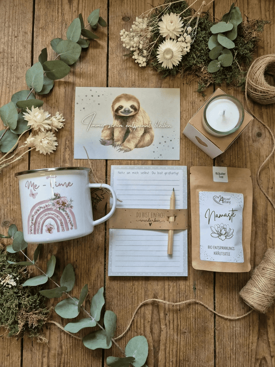 Wundertüte Me-Time Inhalt - achtsame Geschenke für Frauen bei Alles auf Anfang in Bedburg, NRW