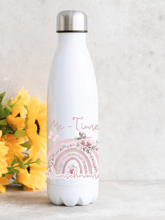 Me Time Trinkflasche personalisierbar - achtsame Geschenke für Frauen bei Alles auf Anfang in Bedburg, NRW