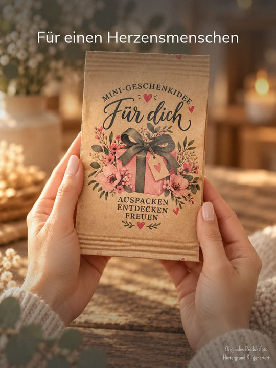 FÜR DICH Mini-Wundertüte in Braun - achtsame Geschenke für Frauen bei Alles auf Anfang